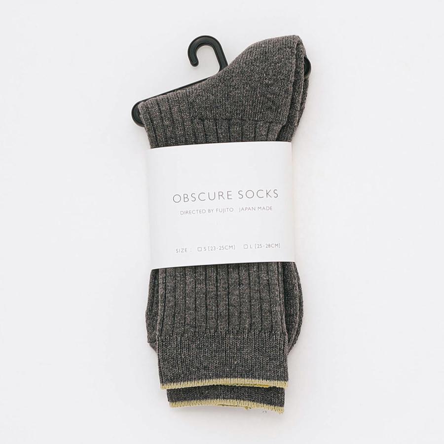 靴下 メンズ 25-28cm OBSCURE SOCKS M KERRIA オブスキュアソックス ケリア コットン 日本製 抗菌 消臭 クッション ズレ防止 おしゃれ | OBSCURE SOCKS | 11
