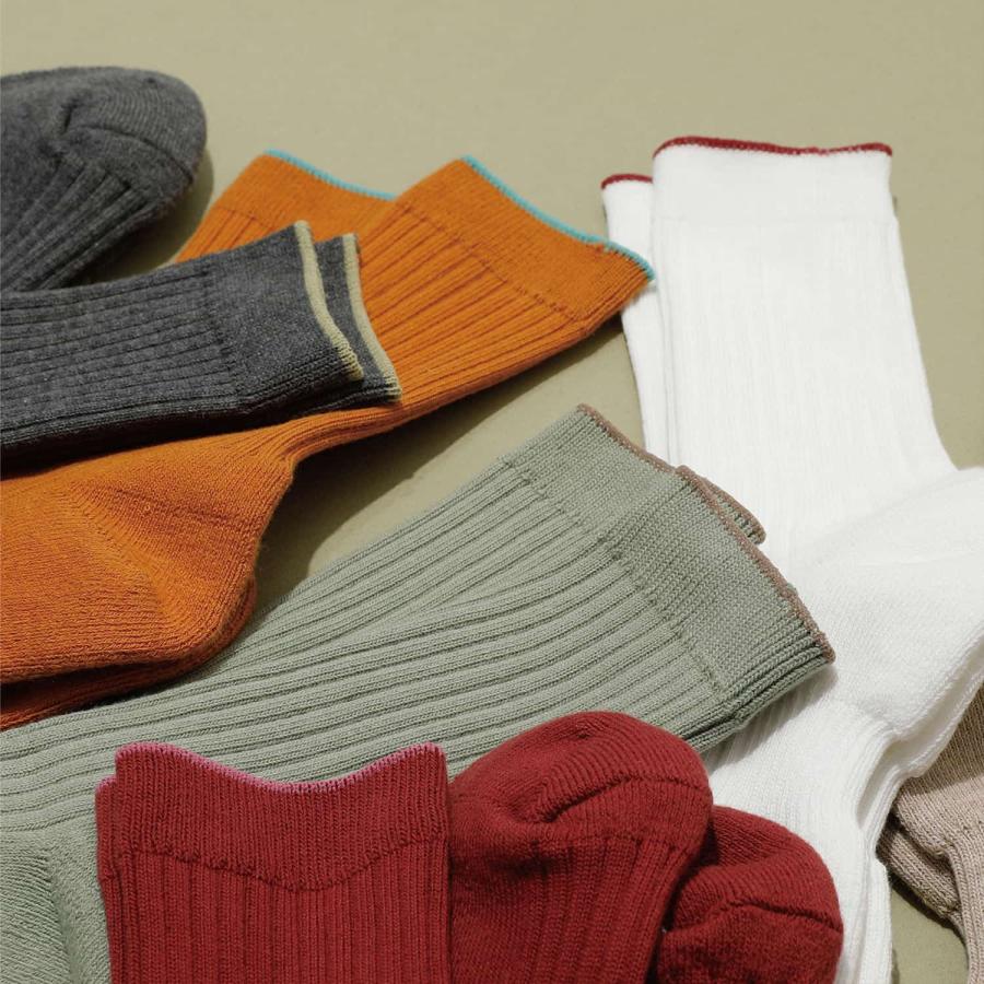 靴下 レディース 23-25cm OBSCURE SOCKS W KERRIA  オブスキュアソックス ケリア ソックス コットン 日本製 抗菌 消臭 クッション ズレ防止 パイル編み おしゃれ | OBSCURE SOCKS | 22