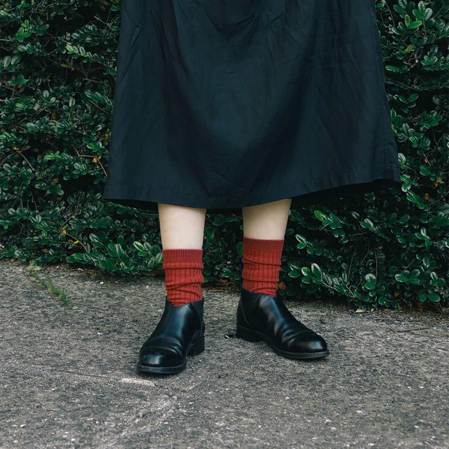 靴下 レディース 23-25cm OBSCURE SOCKS W KERRIA  オブスキュアソックス ケリア ソックス コットン 日本製 抗菌 消臭 クッション ズレ防止 パイル編み おしゃれ | OBSCURE SOCKS | 17