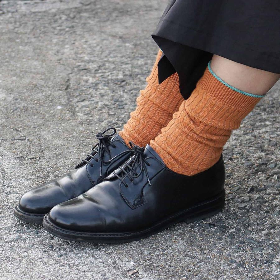 靴下 レディース 23-25cm OBSCURE SOCKS W KERRIA  オブスキュアソックス ケリア ソックス コットン 日本製 抗菌 消臭 クッション ズレ防止 パイル編み おしゃれ | OBSCURE SOCKS | 14