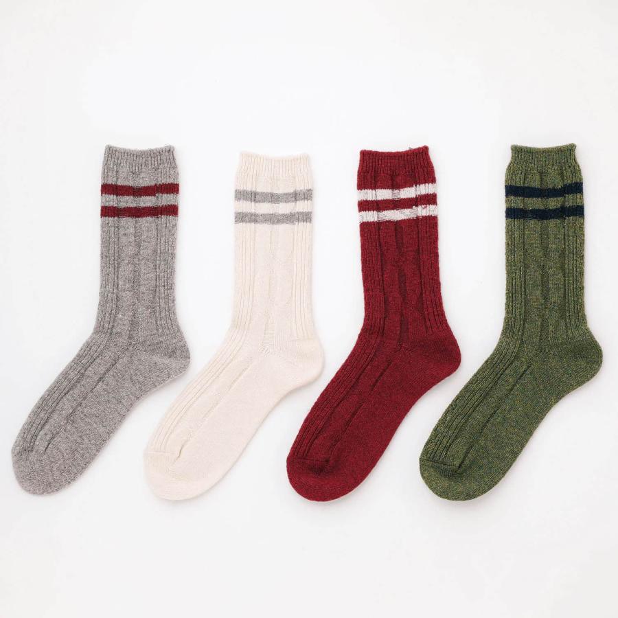 靴下 メンズ 25-28cm OBSCURE SOCKS M TORREYA  オブスキュアソックス トレヤ ソックス ウール 日本製 おしゃれ | HIGHTIDE