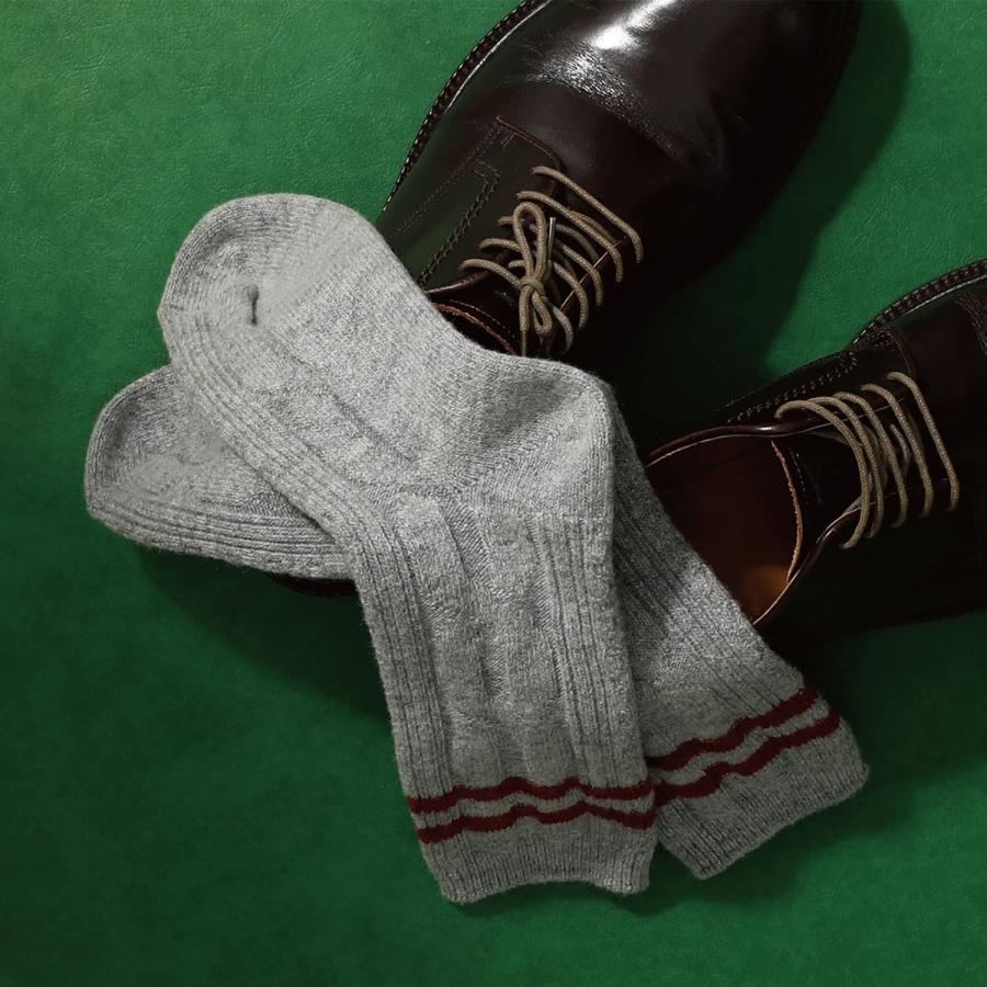 靴下 メンズ 25-28cm OBSCURE SOCKS M TORREYA  オブスキュアソックス トレヤ ソックス ウール 日本製 おしゃれ | HIGHTIDE | 17