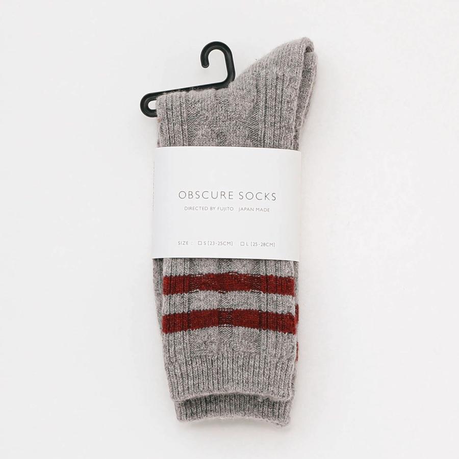 靴下 メンズ 25-28cm OBSCURE SOCKS M TORREYA  オブスキュアソックス トレヤ ソックス ウール 日本製 おしゃれ | HIGHTIDE | 08