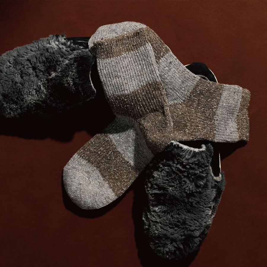 靴下 レディース 23-25cm OBSCURE SOCKS W ALNUS オブスキュアソックス アルナス ソックス コットン 日本製 厚手 おしゃれ | HIGHTIDE | 21