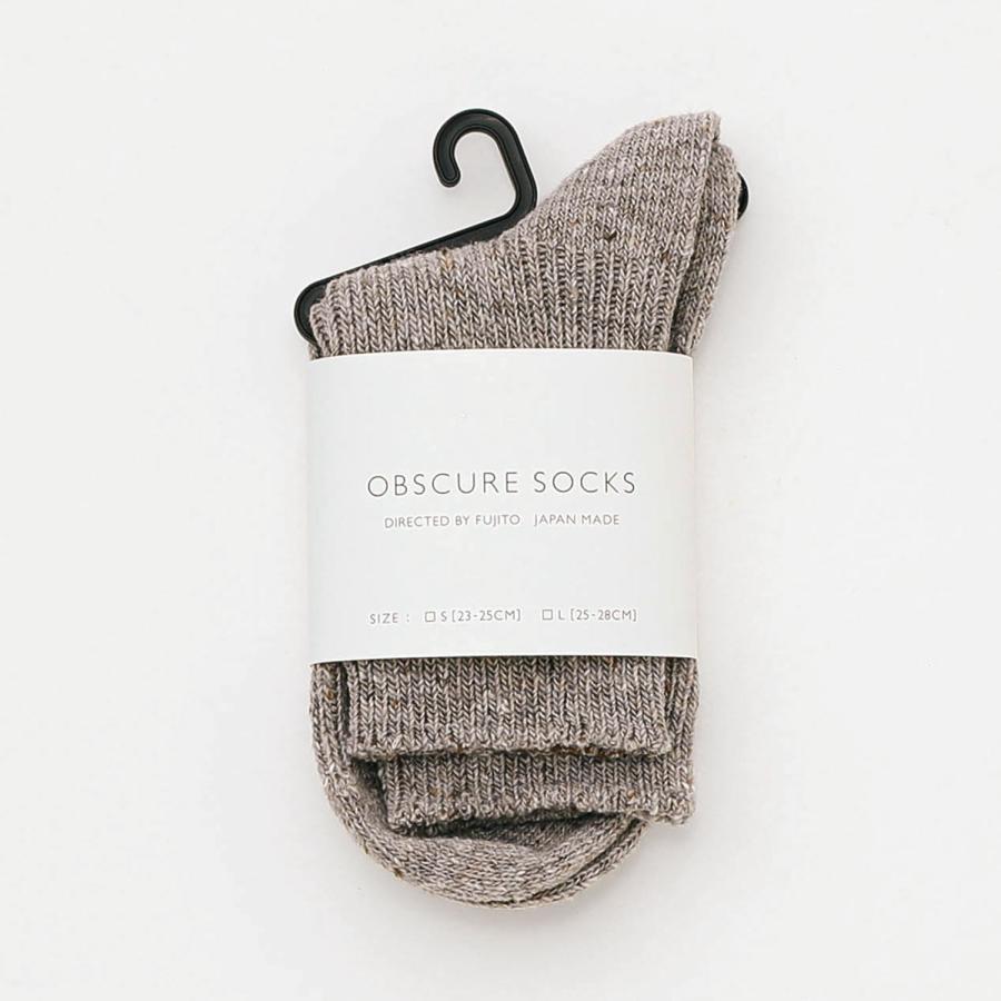 靴下 レディース 23-25cm OBSCURE SOCKS W ALNUS オブスキュアソックス アルナス ソックス コットン 日本製 厚手 おしゃれ | HIGHTIDE | 10