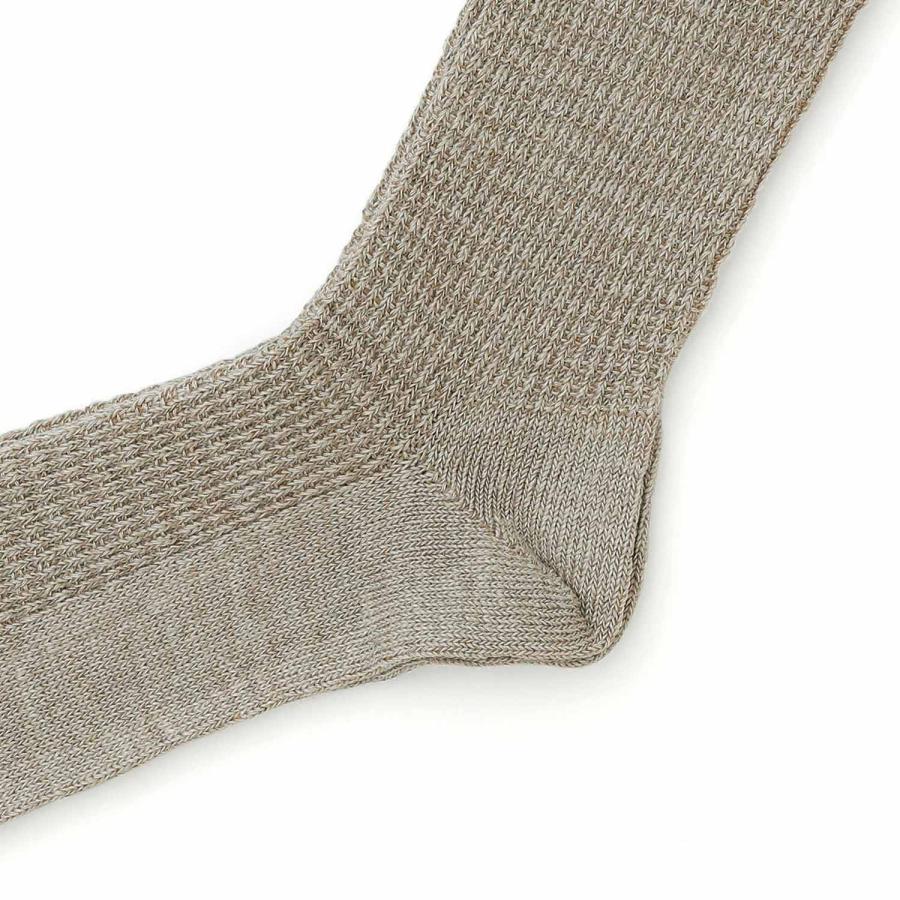 靴下 メンズ OBSCURE SOCKS M TAXUS オブスキュアソックス タクサス 25-28cm スニーカー 春 夏 日本製 リネン 麻 おしゃれ プレゼント | HIGHTIDE | 06