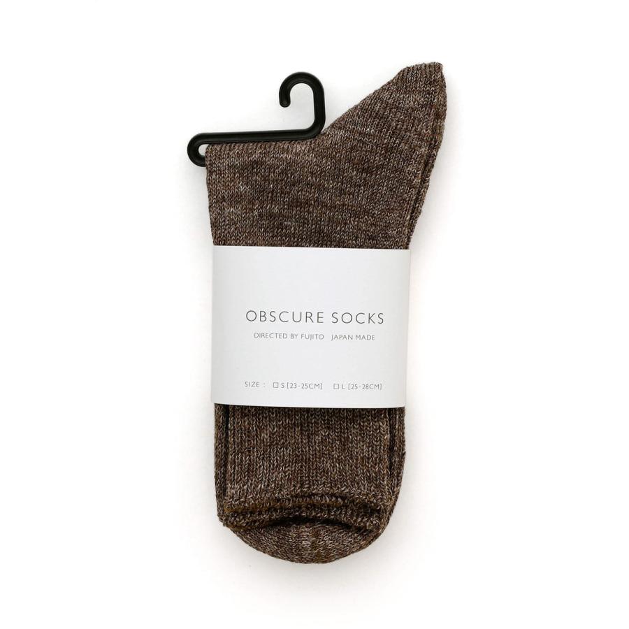 靴下 ソックス レディース OBSCURE SOCKS W CAMELLIA オブスキュアソックス カメリア （レディース） 23-25cm リネン 無地 日本製 おしゃれ プレゼント ギフト | OBSCURE SOCKS | 10