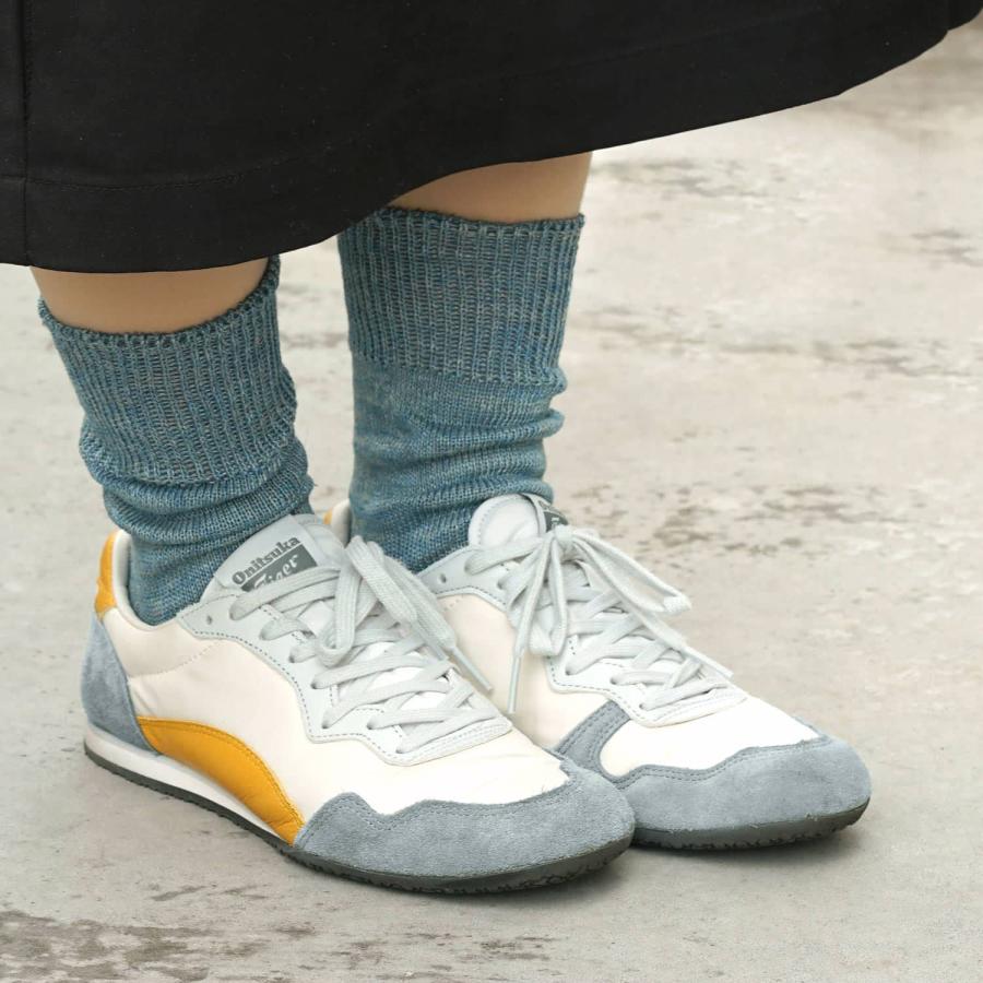 靴下 ソックス レディース OBSCURE SOCKS W CAMELLIA オブスキュアソックス カメリア （レディース） 23-25cm リネン 無地 日本製 おしゃれ プレゼント ギフト | OBSCURE SOCKS | 13