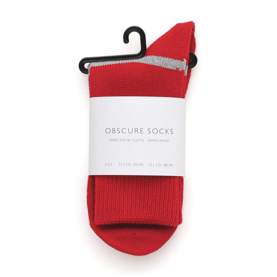 靴下 ソックス レディース OBSCURE SOCKS W BOUGAINVILLEA オブスキュアソックス ブーゲンビリア （レディース） 23-25cm 春 夏 ボーダー 日本製 | OBSCURE SOCKS | 08