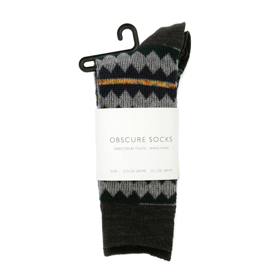 メンズ 靴下 OBSCURE SOCKS M HOVENIA オブスキュアソックス ホべニア （メンズ） ソックス 25-28cm 秋 冬 日本製 おしゃれ プレゼント ギフト | OBSCURE SOCKS | 08