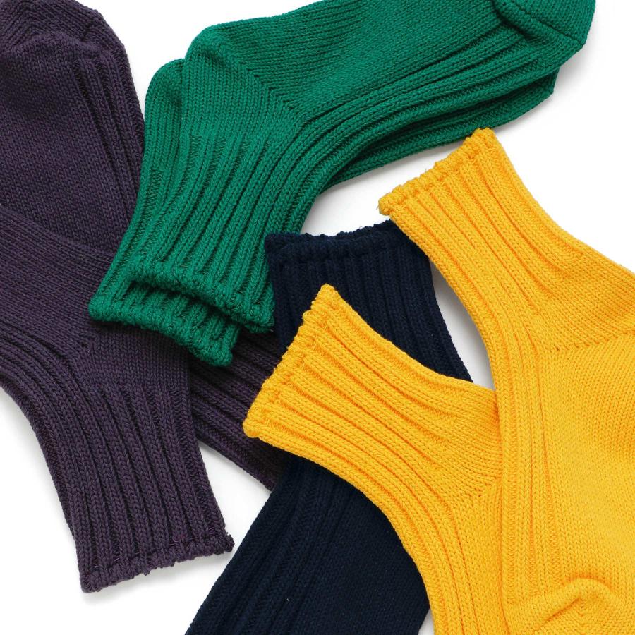 靴下 メンズ OBSCURE SOCKS オブスキュアソックス M MAGNOLIA SHORT マグノリア ショート（メンズ） 25-28cm 日本製 無地 ショート丈 | OBSCURE SOCKS | 10