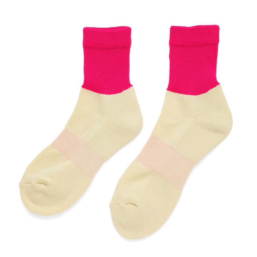 靴下 レディース OBSCURE SOCKS オブスキュアソックス W NEUNEON ノイネオン（レディース） 23-25cm 日本製 ネオンカラー 蛍光 | OBSCURE SOCKS | 09