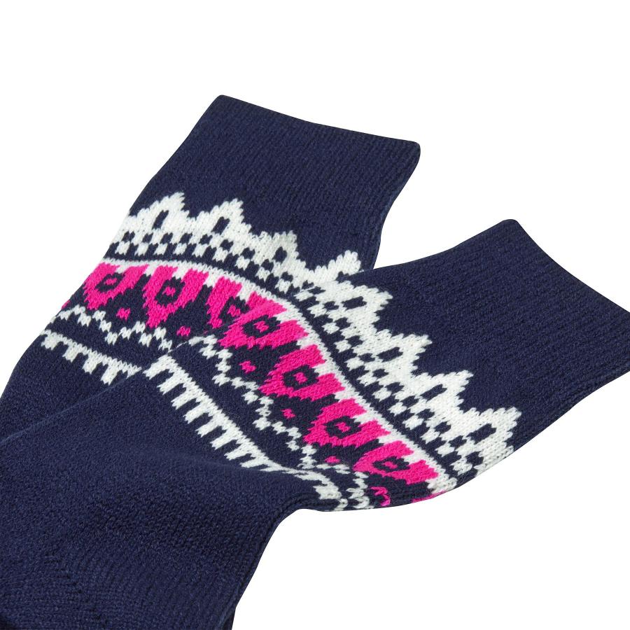 靴下 レディース / OBSCURE SOCKS オブスキュアソックス FREESIA Woman’s フリージア レディース / 23.0cm-25.0cm フェアアイル柄 ローゲージ 日本製 | OBSCURE SOCKS | 05