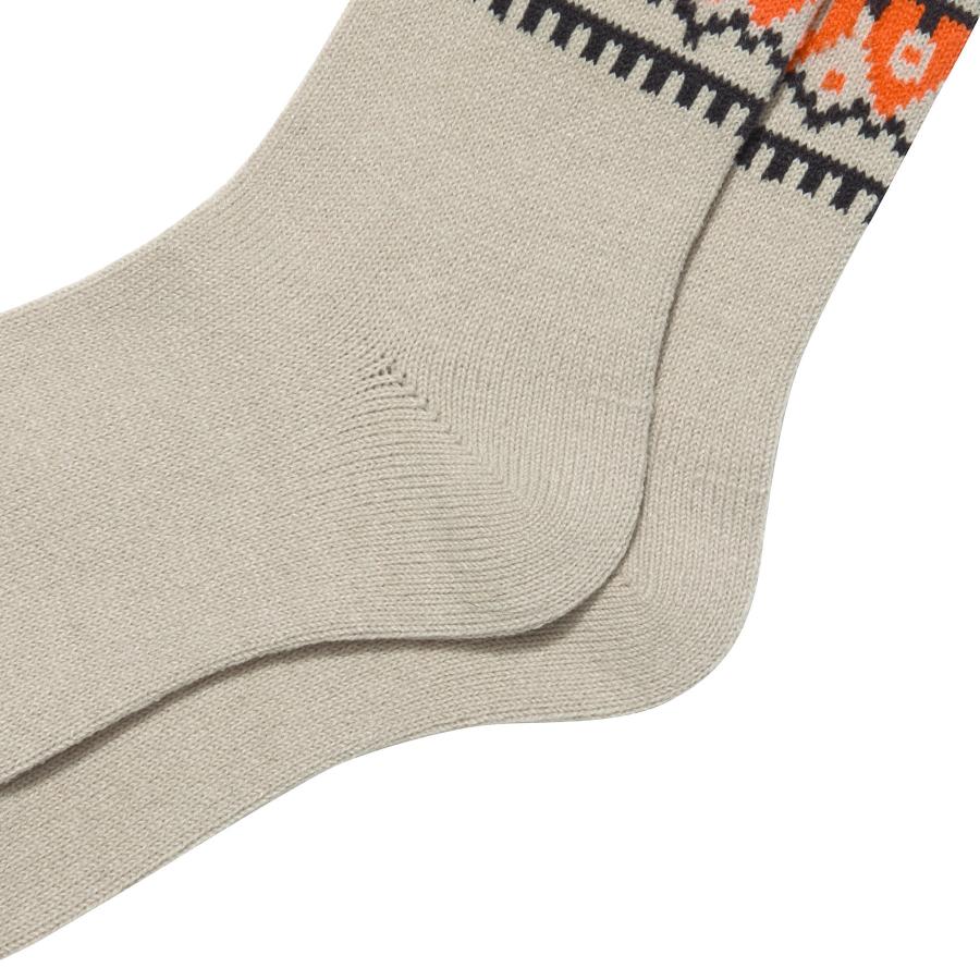 靴下 レディース / OBSCURE SOCKS オブスキュアソックス FREESIA Woman’s フリージア レディース / 23.0cm-25.0cm フェアアイル柄 ローゲージ 日本製 | OBSCURE SOCKS | 06