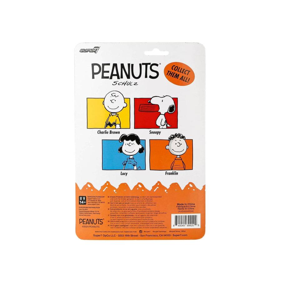 Super7 Peanuts ReAction Figures Wave 7 リアクションフィギュア ウェーブ7 フランクリン スヌーピー グッズ スヌーピー フィギュア スーパー7 フィギュア | PEANUTS | 09