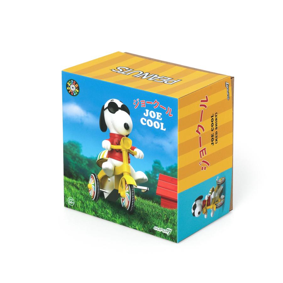 フィギュア Super7 Peanuts Super Cycles  - Joe Cool (Red Shirt w/ Yellow Trike) スーパー7 ピーナッツ スーパーサイクル ジョークール  スヌーピー グッズ |  | 09
