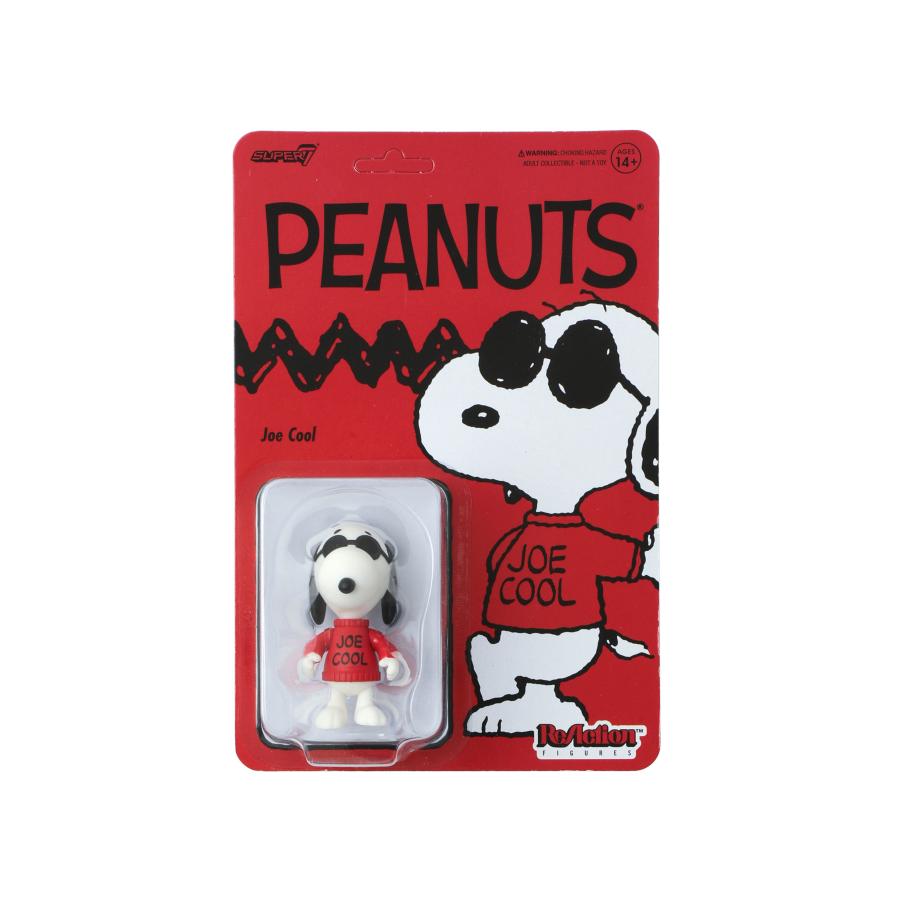 フィギュア Super7 Peanuts ReAction Figures Wave 8 Joe Cool リアクションフィギュア ジョークール スヌーピー グッズ スヌーピー スーパー7 フィギュア | SNOOPY | 07