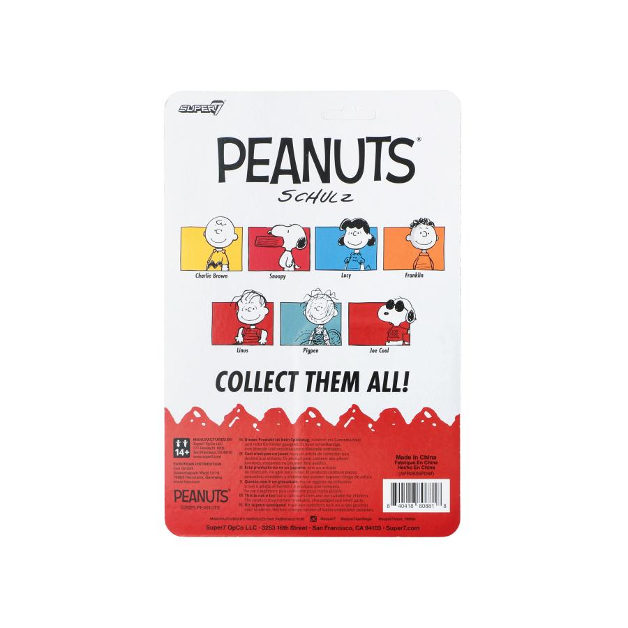 フィギュア Super7 Peanuts ReAction Figures Wave 8 Linus リアクションフィギュア ライナス スヌーピー グッズ スヌーピー スーパー7 フィギュア | SNOOPY | 10