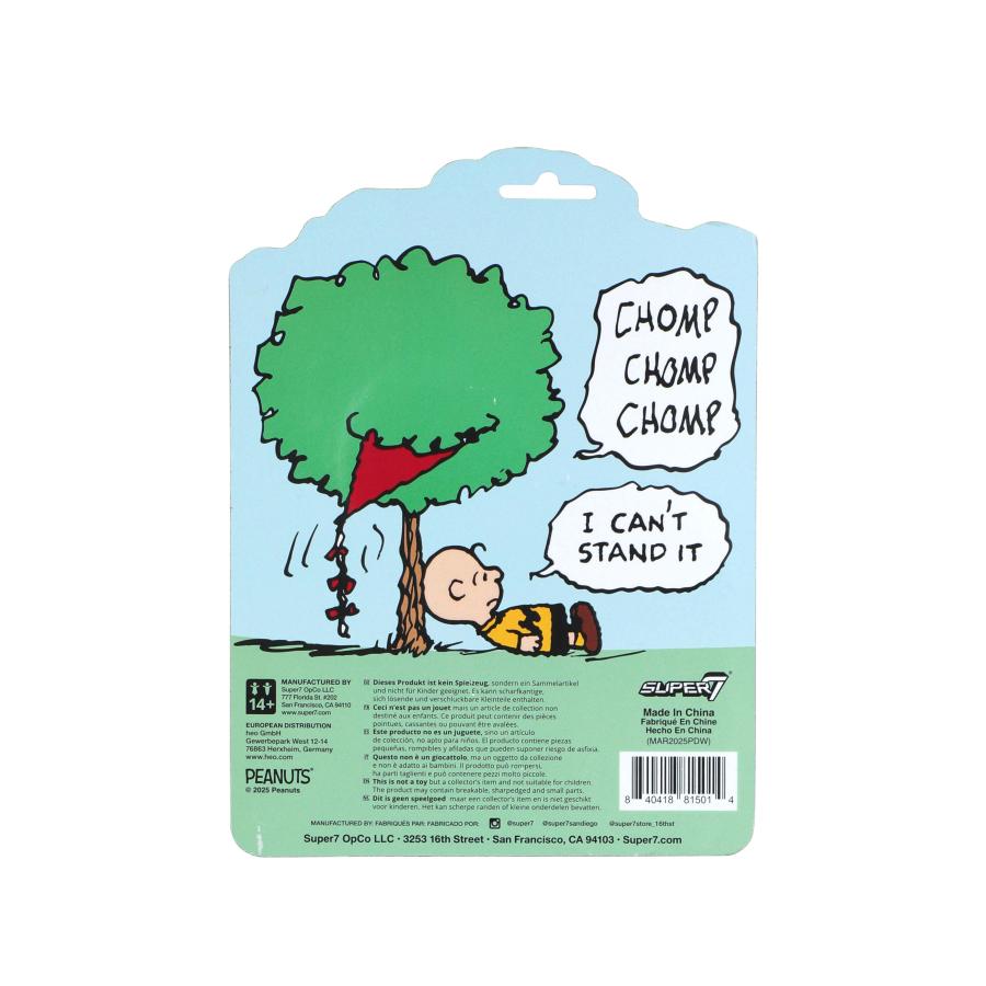 Super7 Peanuts ReAction Figures Charlie Brown and the Kite-Eating Tree (Comic Panel) リアクションフィギュア チャーリー・ブラウン 凧 | SNOOPY | 13