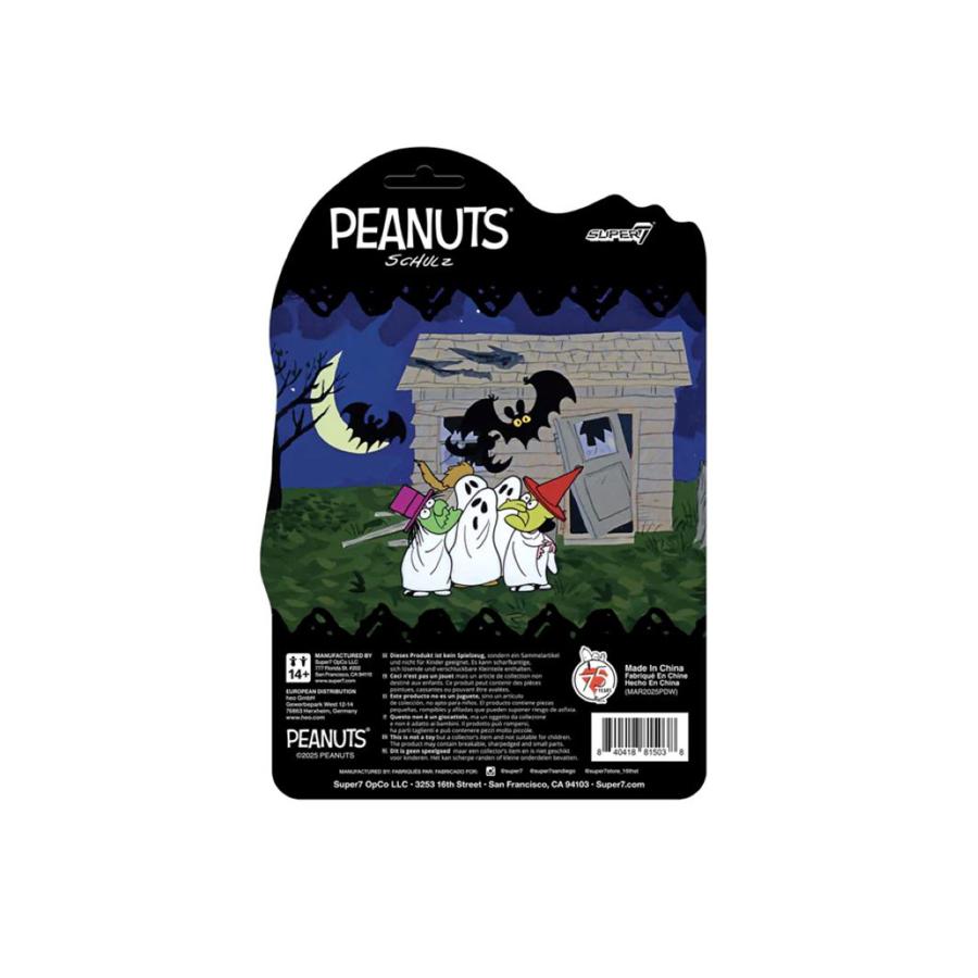 SNOOPY（スヌーピー） Super7 Peanuts ReAction Figures Ghost Sheet