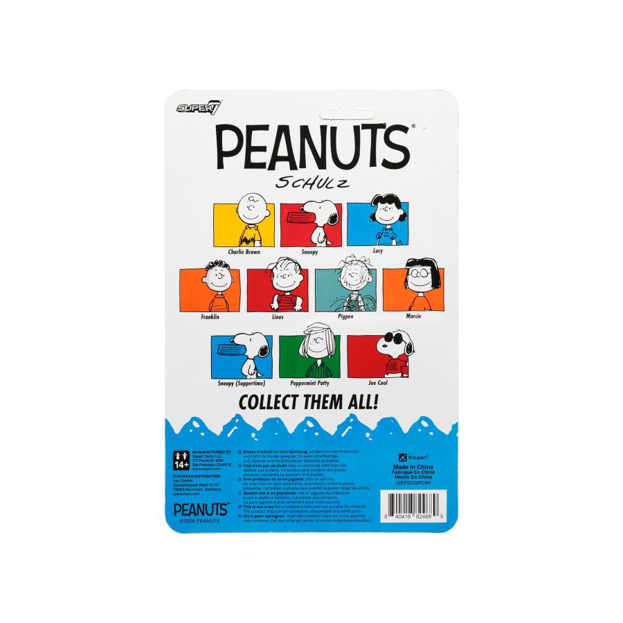 Super7 Peanuts ReAction Figures Wave09 Snoopy（Suppertime） リアクションフィギア スヌーピー | PEANUTS | 09