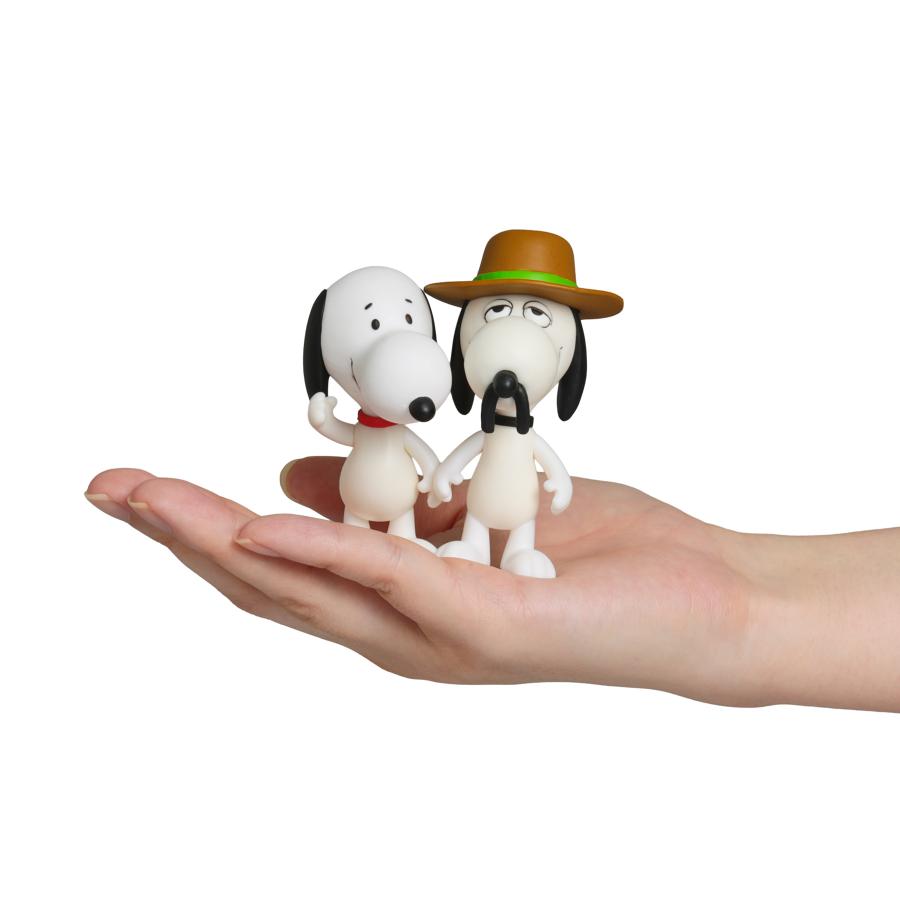 PEANUTS Super7 Peanuts ReAction Figures - Snoopy & Spike （2-Pack