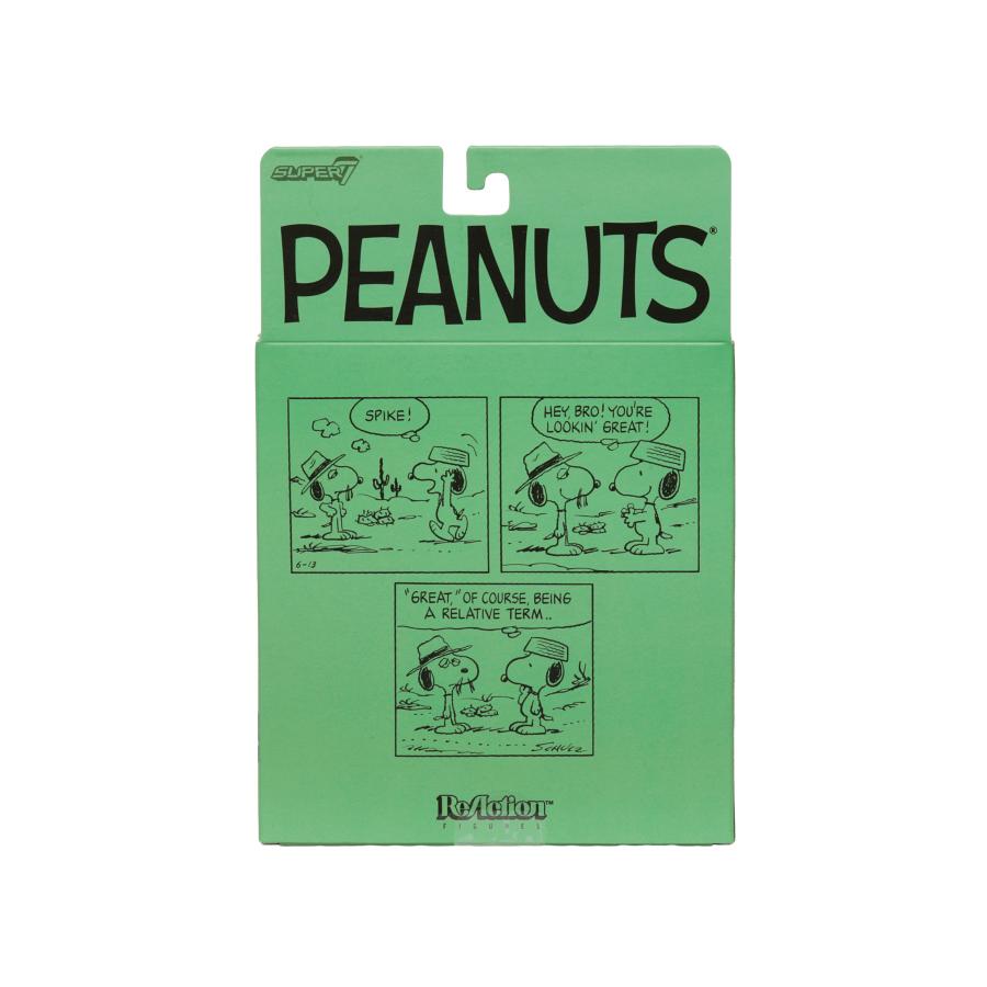 PEANUTS Super7 Peanuts ReAction Figures - Snoopy & Spike （2-Pack