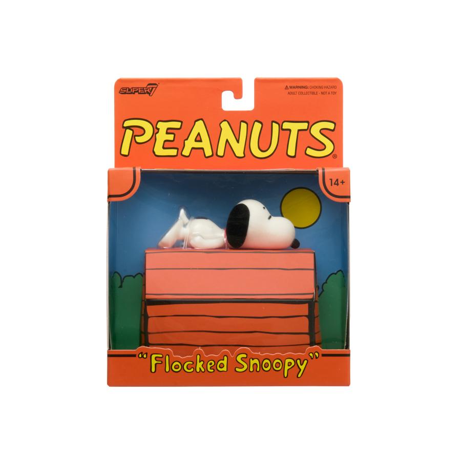 フィギュア スヌーピー / SUPER7 Peanuts ReAction Figures リアクションフィギア スヌーピー（Sleeping,Flocked）/ スーパー7 オブジェ | Super7