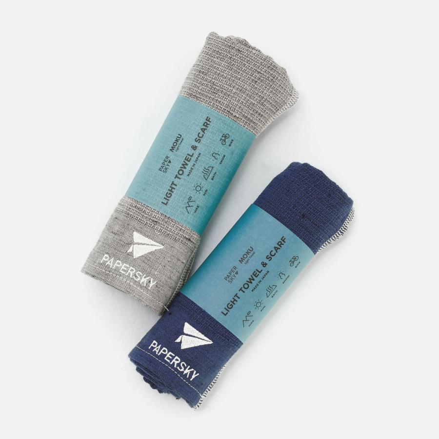 フェイスタオル PAPERSKY ペーパースカイ ライトタオル 速乾 吸収 軽量 軽い ハンドタオル 日本製 今治 タオル コンテックス スカーフ ギフト | HIGHTIDE