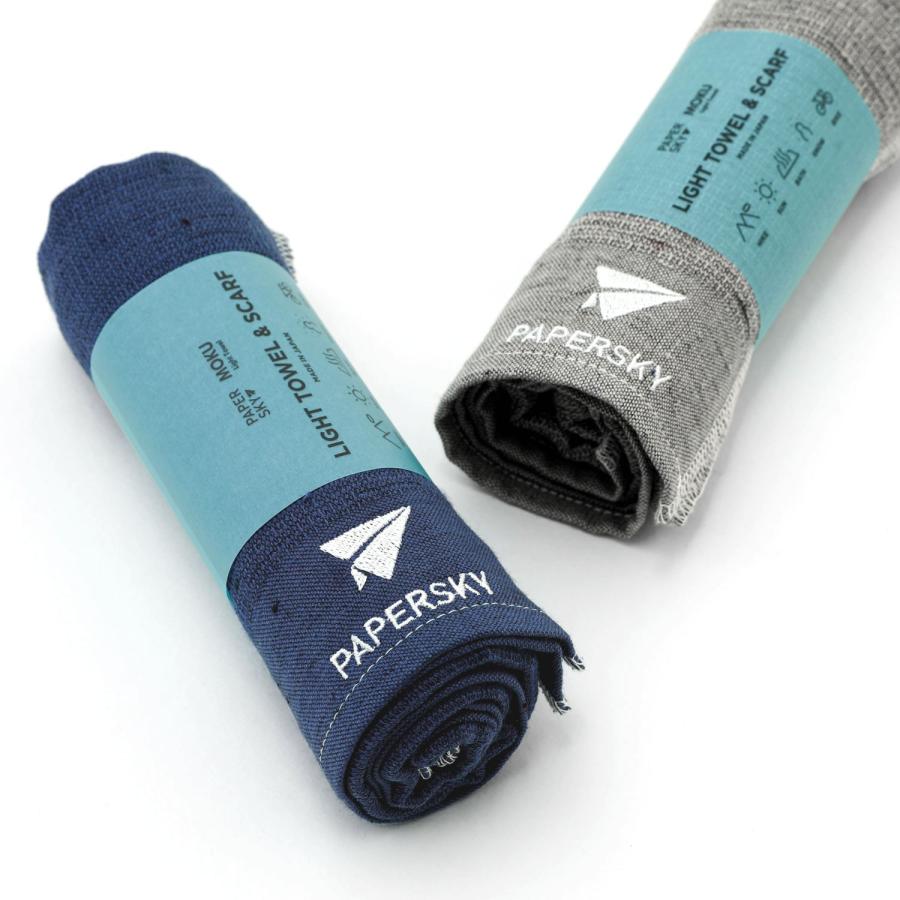 フェイスタオル PAPERSKY ペーパースカイ ライトタオル 速乾 吸収 軽量 軽い ハンドタオル 日本製 今治 タオル コンテックス スカーフ ギフト | HIGHTIDE | 07