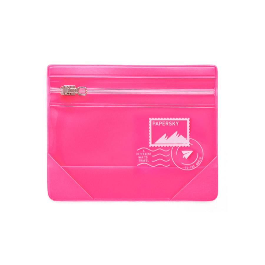 PAPERSKY Flat Pouch(S) ペーパースカイ フラットポーチ S トラベルポーチ 化粧ポーチ メイクポーチ クリアケース ガジェットケース | HIGHTIDE