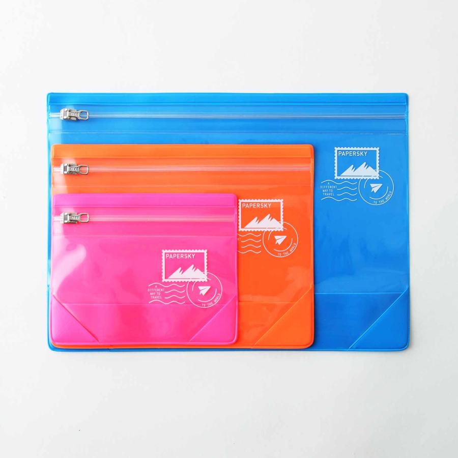 PAPERSKY Flat Pouch(S) ペーパースカイ フラットポーチ S トラベルポーチ 化粧ポーチ メイクポーチ クリアケース ガジェットケース | HIGHTIDE | 05