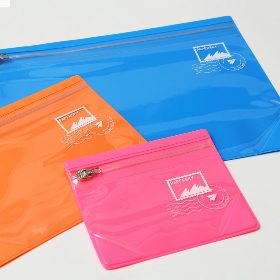 PAPERSKY Flat Pouch(S) ペーパースカイ フラットポーチ S トラベルポーチ 化粧ポーチ メイクポーチ クリアケース ガジェットケース | HIGHTIDE | 04