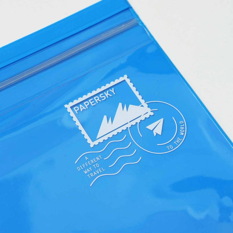 PAPERSKY Flat Pouch(L) ペーパースカイ フラットポーチ L トラベルポーチ 化粧ポーチ メイクポーチ クリアケース ガジェットケース | HIGHTIDE | 03