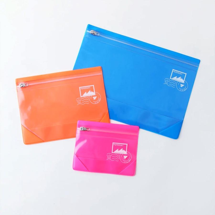 PAPERSKY Flat Pouch(L) ペーパースカイ フラットポーチ L トラベルポーチ 化粧ポーチ メイクポーチ クリアケース ガジェットケース | HIGHTIDE | 05