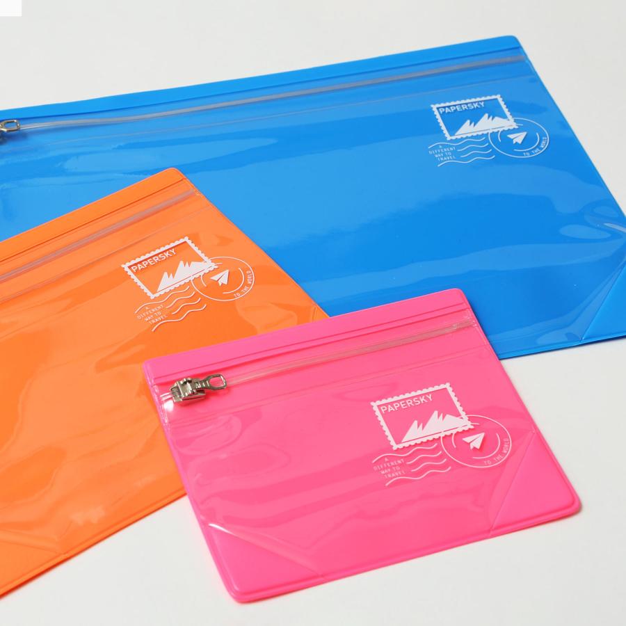 PAPERSKY Flat Pouch(L) ペーパースカイ フラットポーチ L トラベルポーチ 化粧ポーチ メイクポーチ クリアケース ガジェットケース | HIGHTIDE | 06