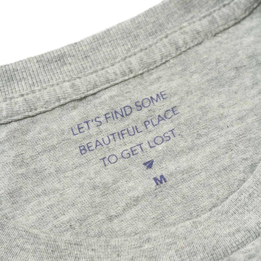 Tシャツ メンズ レディース PAPERSKY HIKE & BIKE T GY ペーパースカイ ハイク アンド バイク Tシャツ グレー 半袖 おしゃれ かわいい カジュアル 綿100% | HIGHTIDE | 03