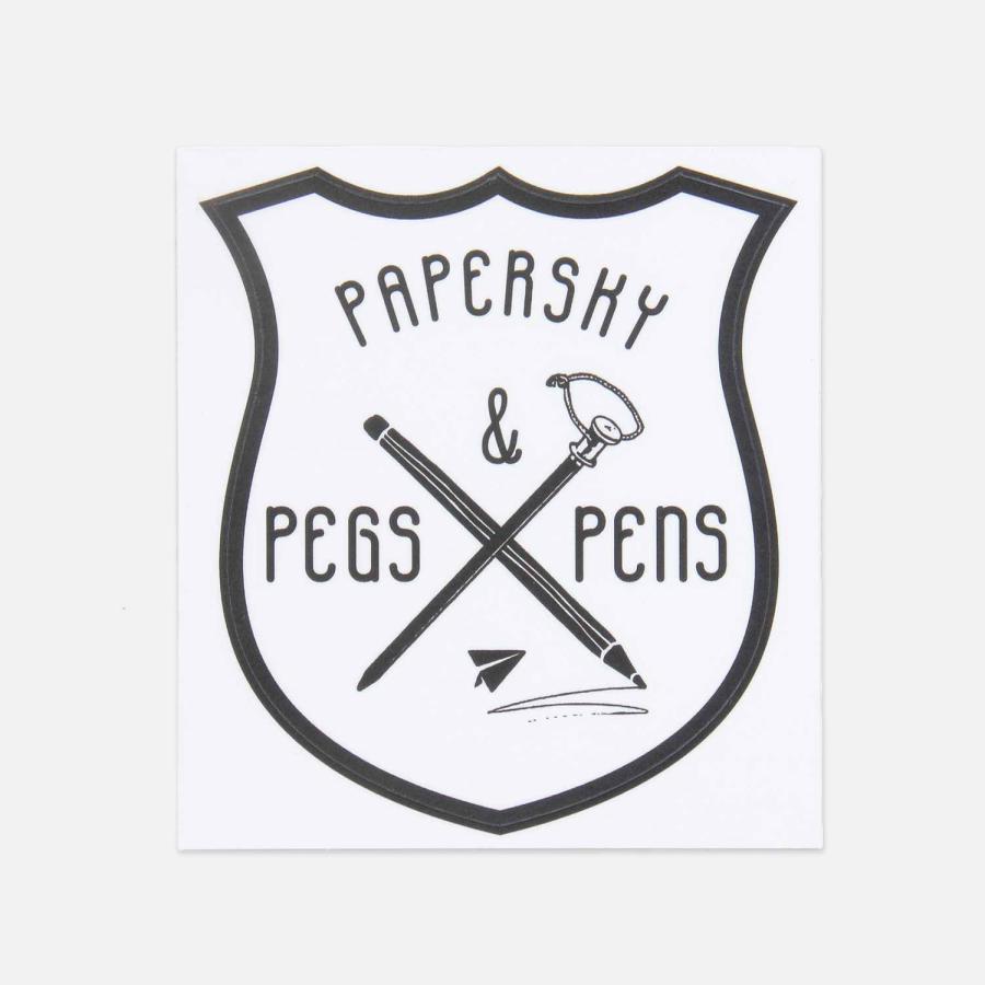 ステッカー PAPERSKY Pegs & Pens Sticker ペーパースカイ ペグ&ペン シール おしゃれ スマホ | HIGHTIDE