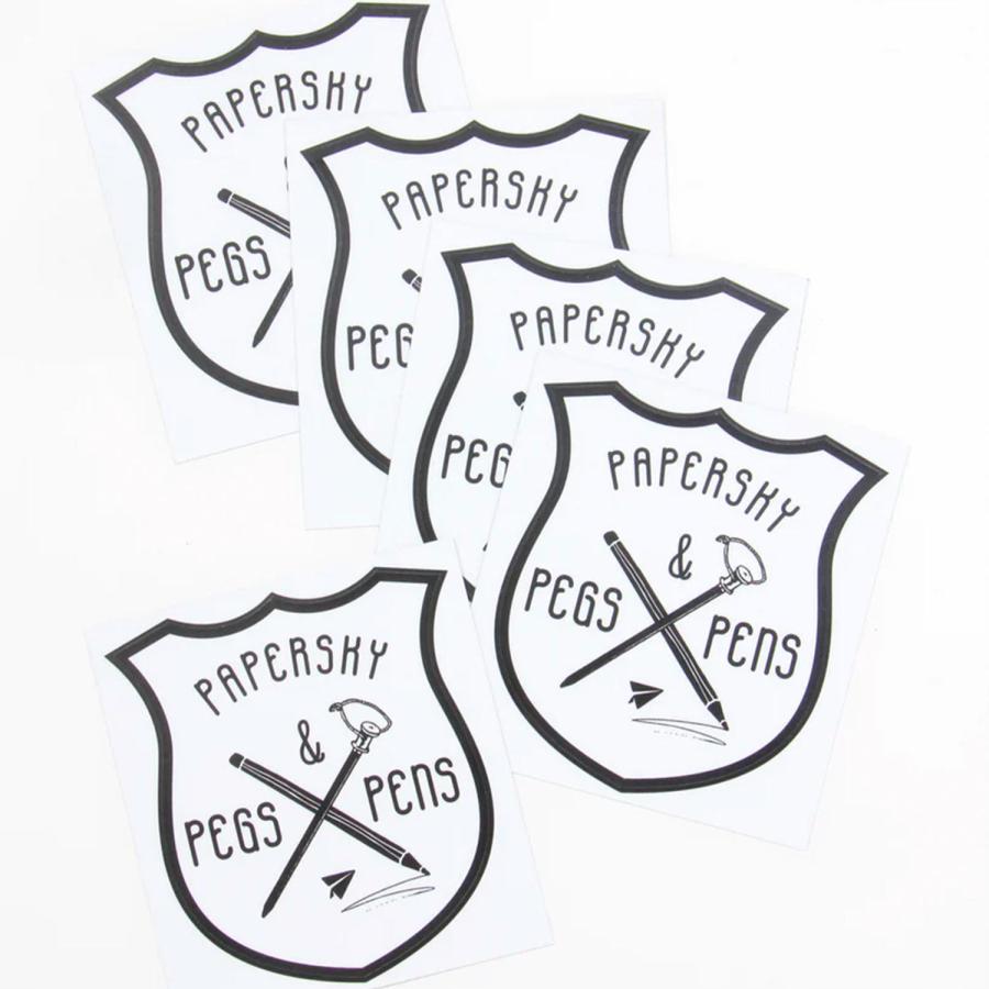 ステッカー PAPERSKY Pegs & Pens Sticker ペーパースカイ ペグ&ペン シール おしゃれ スマホ | HIGHTIDE | 02