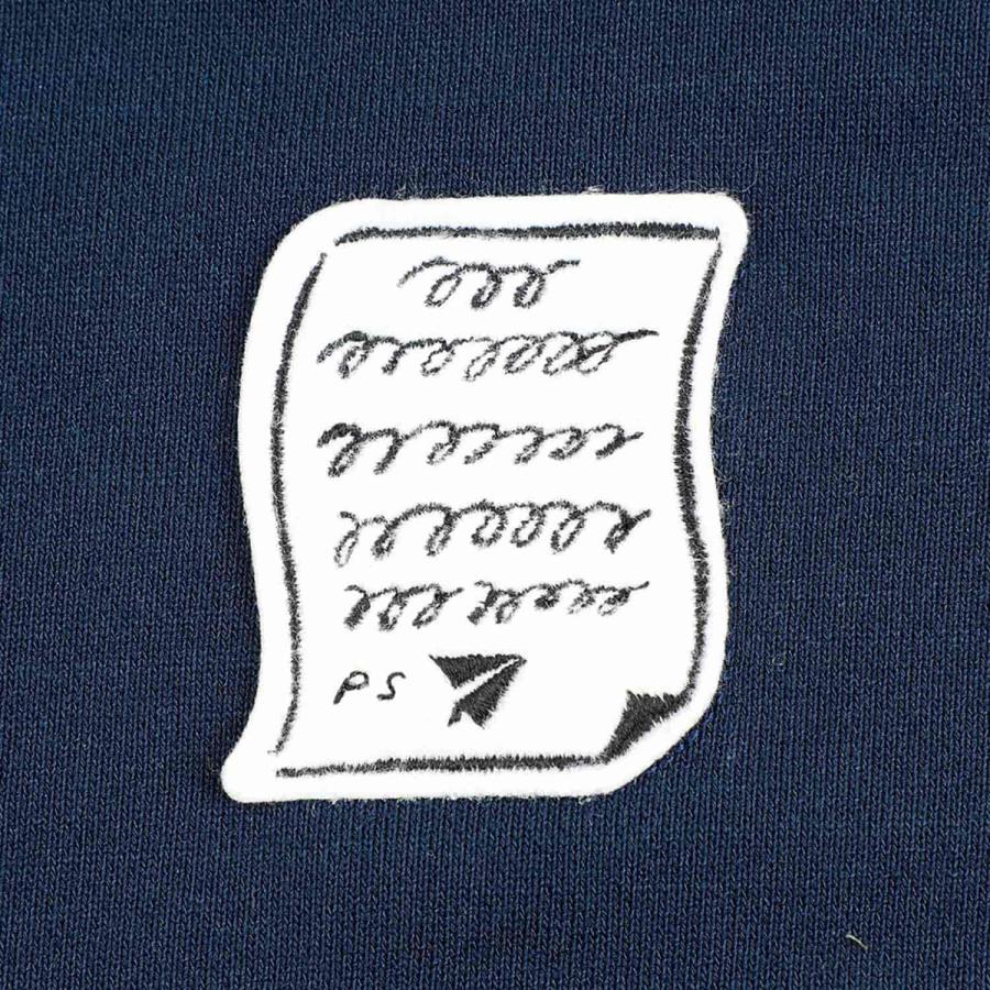 スエット PAPERSKY Fastpacker Sweat Trainer A NV ペーパースカイ ファストパッカー スウェット ワッペン ネイビー トレーナー メンズ レディース | HIGHTIDE | 03