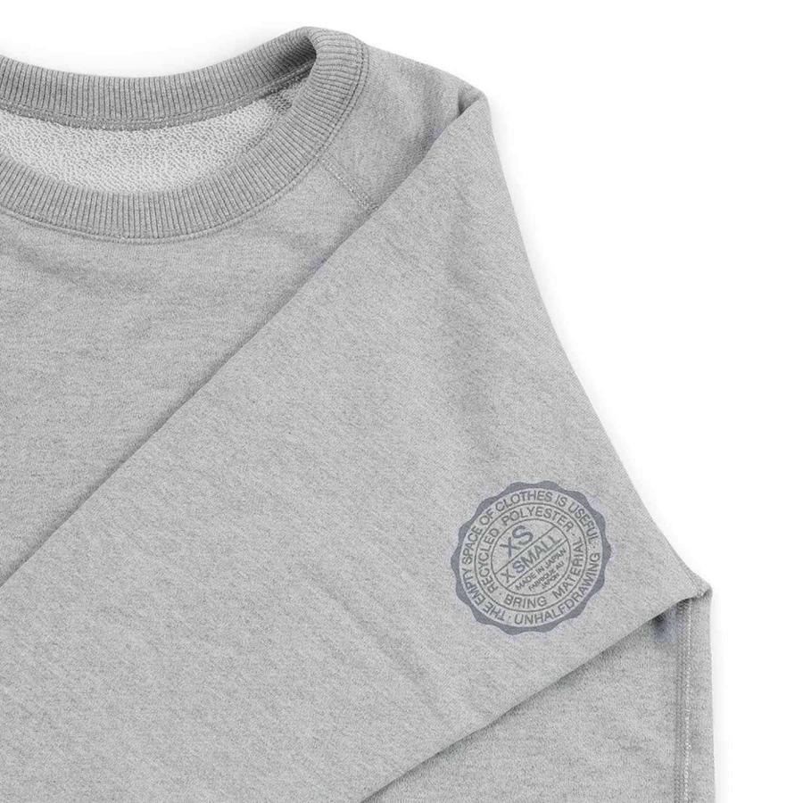 スエット PAPERSKY Fastpacker Sweat Trainer B GY ペーパースカイ ファストパッカー スウェット ロゴ グレー トレーナー メンズ レディース | HIGHTIDE | 02