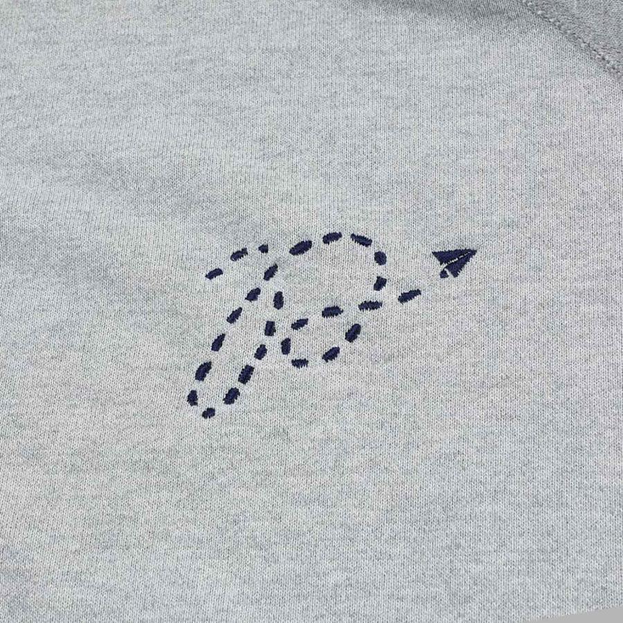 スエット PAPERSKY Fastpacker Sweat Trainer B GY ペーパースカイ ファストパッカー スウェット ロゴ グレー トレーナー メンズ レディース | HIGHTIDE | 03