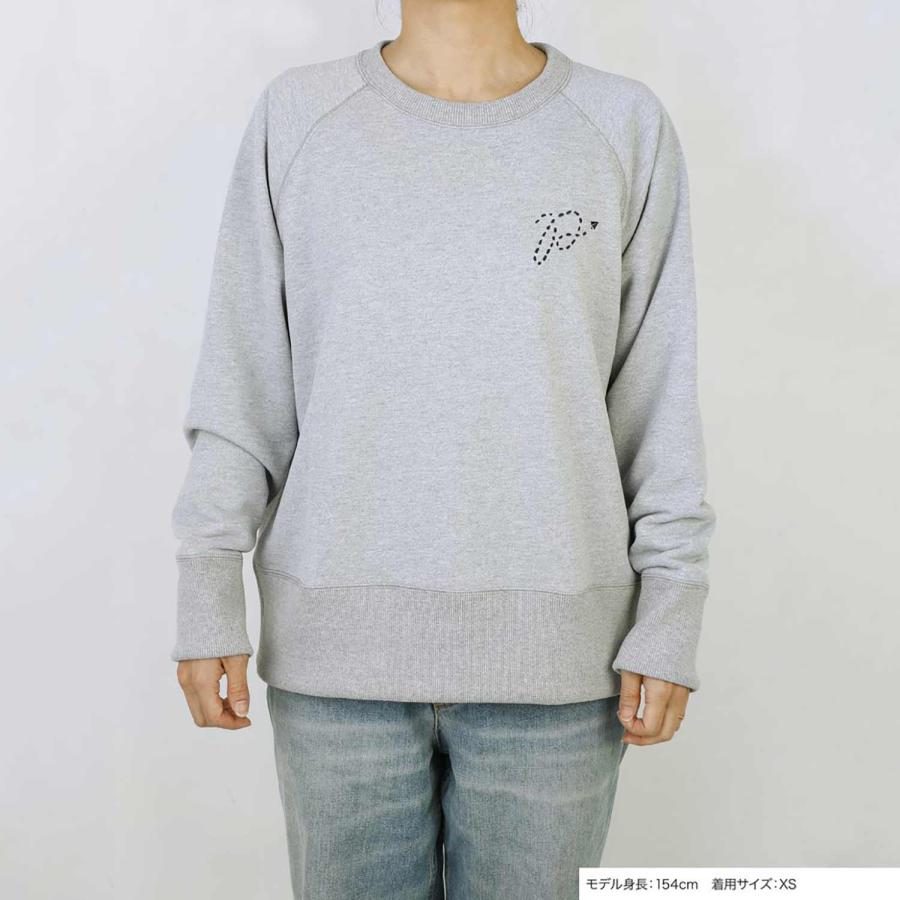 スエット PAPERSKY Fastpacker Sweat Trainer B GY ペーパースカイ ファストパッカー スウェット ロゴ グレー トレーナー メンズ レディース | HIGHTIDE | 05