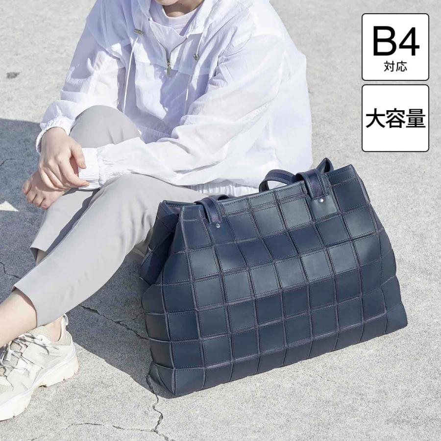 ビジネスバッグ メンズトートバッグ TRION トライオン パネル横トートバッグ L B4対応 本革 レザー 通勤 | TRION（MAMMUT）