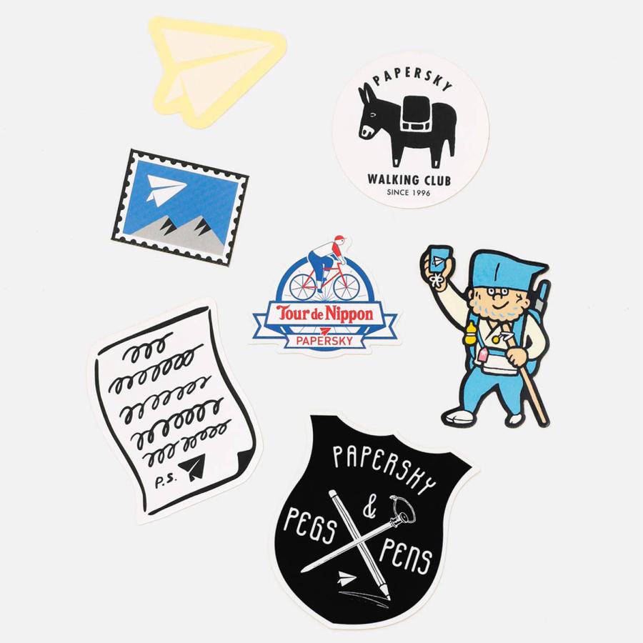 シール セット PAPERSKY Sticker Pack ペーパースカイ ステッカーパック スマホ 耐水性 対候性 スーツケース 自転車 PC パソコン | HIGHTIDE | 06