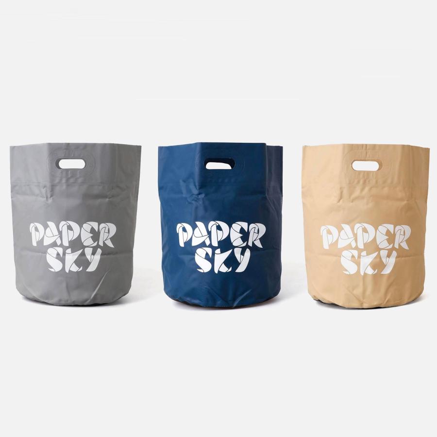 ランドリーバッグ PAPERSKY Tarp Bag M ペーパースカイ タープバッグ M ターポリン ランドリーバスケット 折りたたみ 防水 ごみ箱 洗濯かご | HIGHTIDE