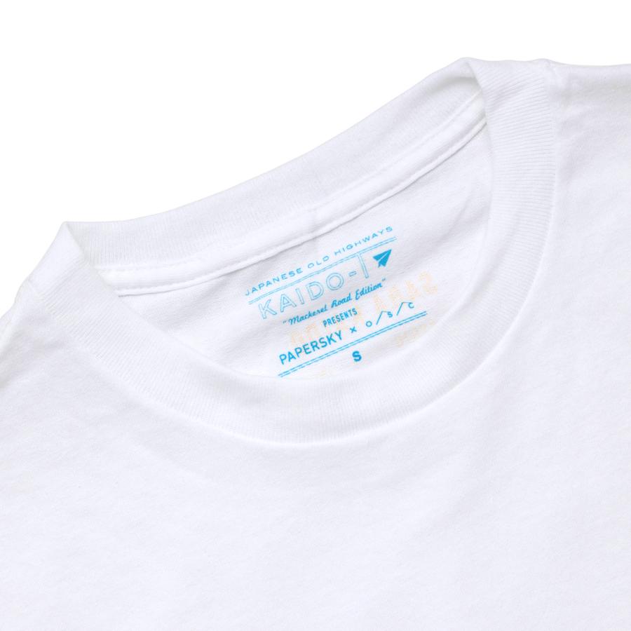 Tシャツ PAPERSKY ペーパースカイ SABA T サバTシャツ 半袖 メンズ レディース 魚 鯖 サバ 綿100% 白 | PAPERSKY | 03