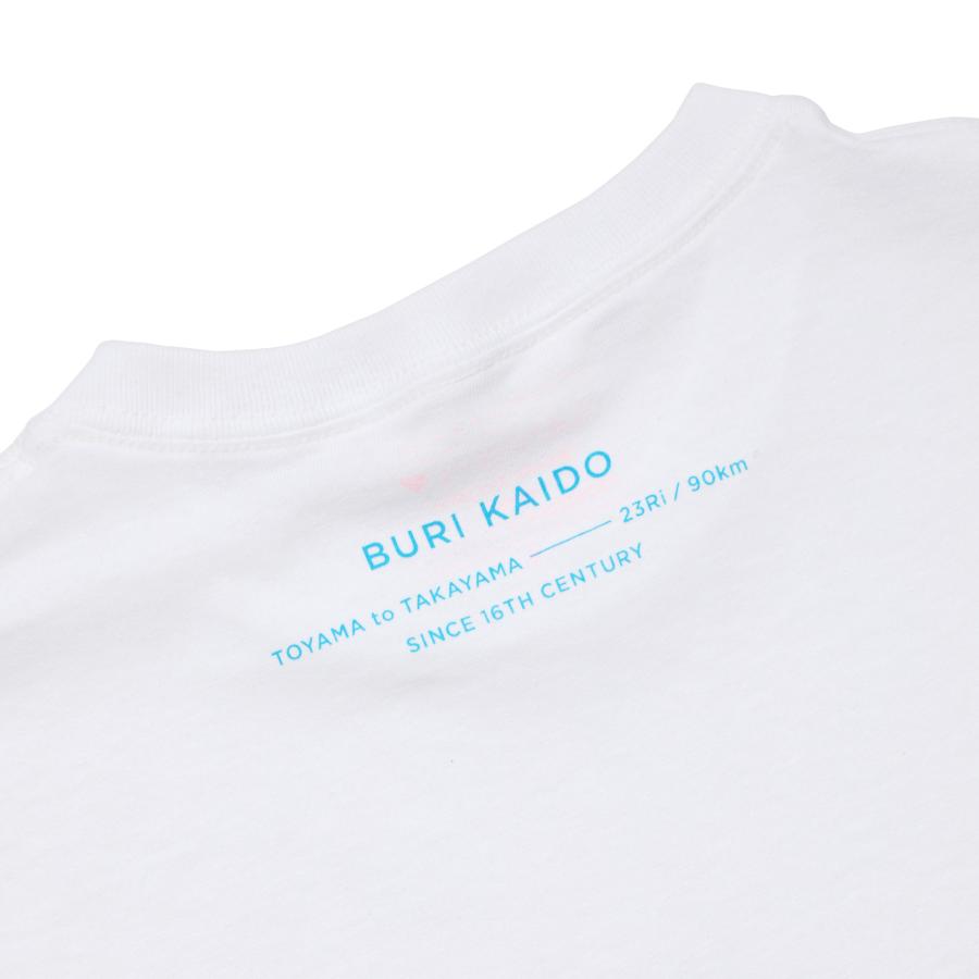 Tシャツ PAPERSKY ペーパースカイ BURI T ブリTシャツ メンズ レディース 半袖 魚 鰤 ブリ 綿100% 白 | PAPERSKY | 04