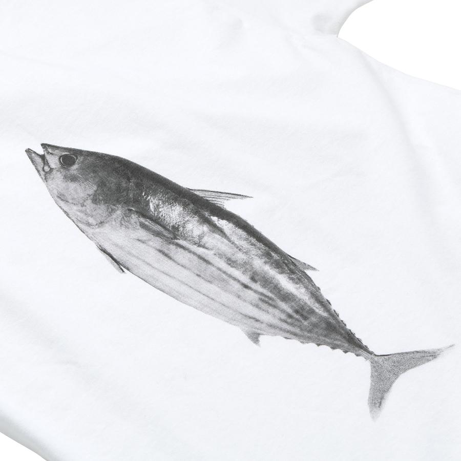 PAPERSKY ペーパースカイ KATSUO T カツオTシャツ メンズ レディース 半袖 魚 鰹 かつお カツオ 綿100% 白 | PAPERSKY | 05