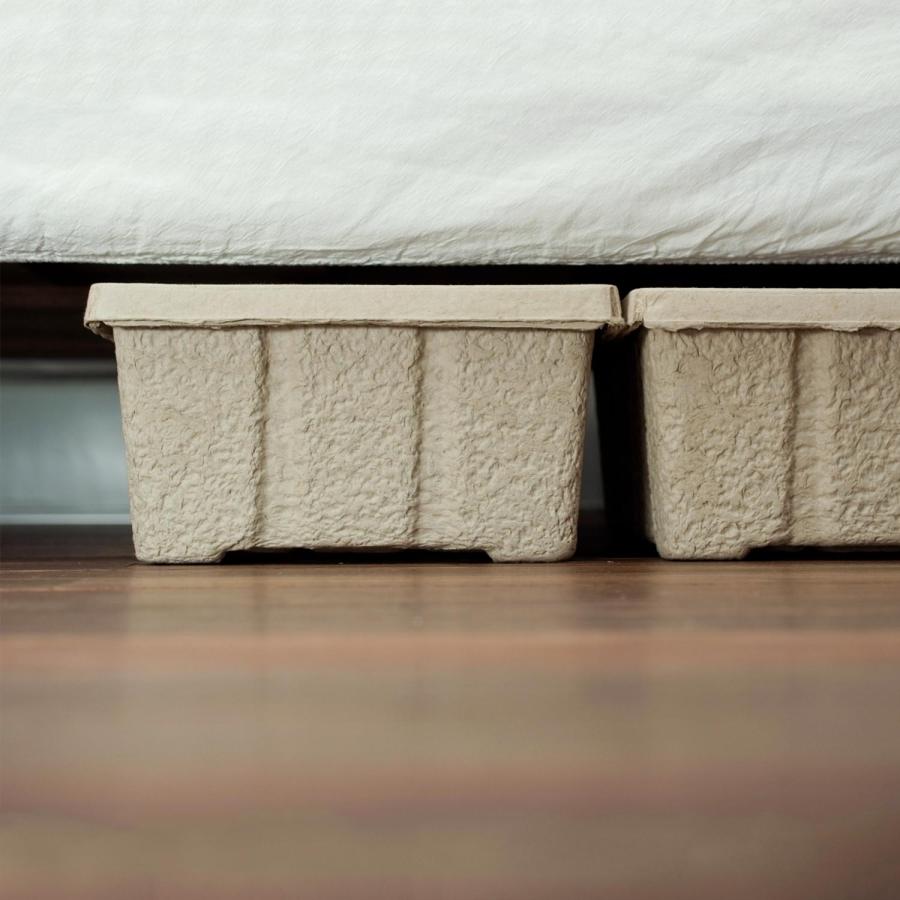 収納ボックス モールデッドパルプボックス S 収納ケース フタ付き ふた 靴 シューズ 衣類 おもちゃ 雑誌 おしゃれ 積み重ね 幅40 高さ15 奥行30 cm 隙間収納 | HIGHTIDE | 07